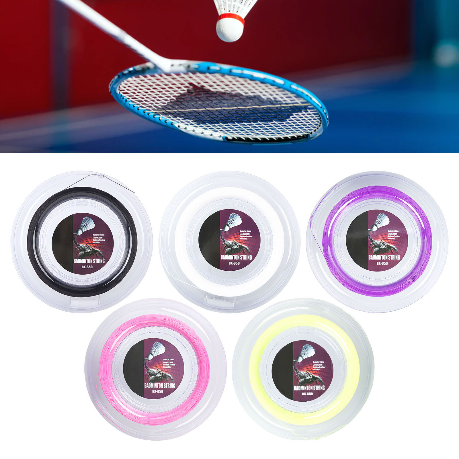 Badminton Equipment - Senar Raket Bulu Tangkis 0.72mm 200m,