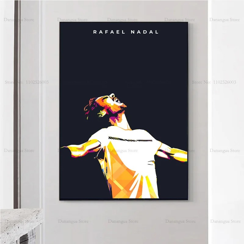 Rafaels Kutipan Baru Nadals Pe - Badminton Poster ulasan dan harga