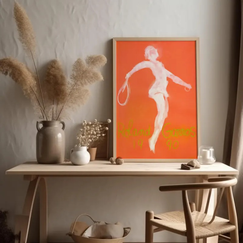 Poster Permainan Tenis Kontemp - Badminton Poster ulasan dan harga